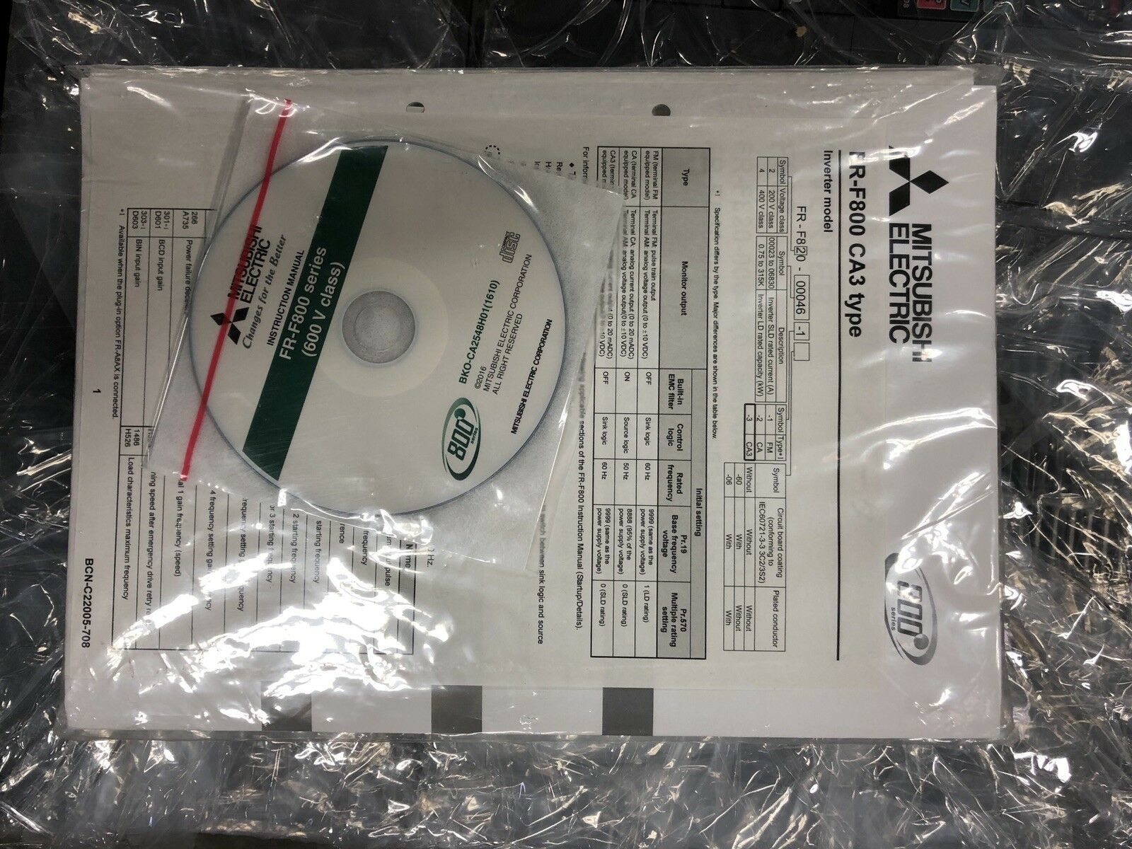 FR-A820-01870-E160 Rated Voltage 230 V Product Condition New Output Voltage 230 V Output Amperage Rating 187 A Rated Am