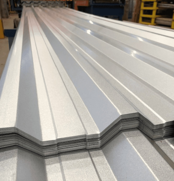 AZ100 Aluzinc IBR Trapezoidal Steel Tiles Galvalume Corrugated Metal Sheets