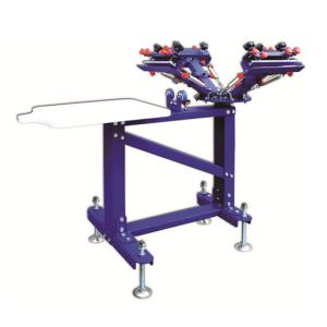 manual stand entry level garment carousel screen printing machine with micro