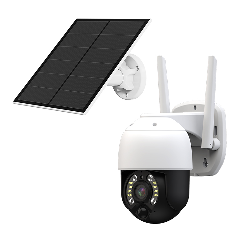 3MP Low Power PIR Wireless PTZ Outdoor Camera Solar Battery IP Wifi Security Camera