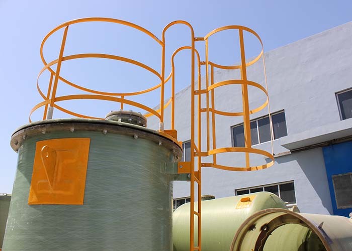Harmless Treatment Cylindrical Septic Tank Vertical Antiseptic Cross Wound