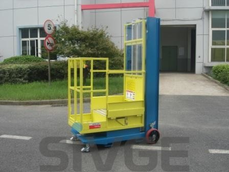 200kg Rated Load Aerial Order Picker Semi Electric 4.3m For One Person Stock Picking
