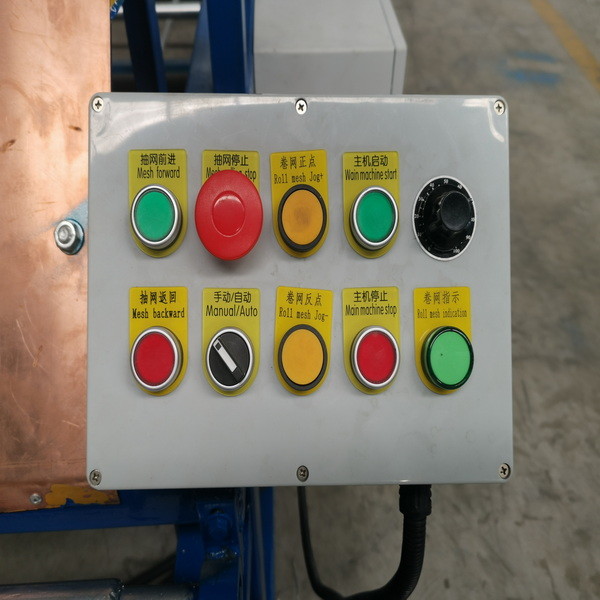 Servo 100rolls/8hrs GI Wire Net Making Machine , 10kw Mesh Manufacturing Machine
