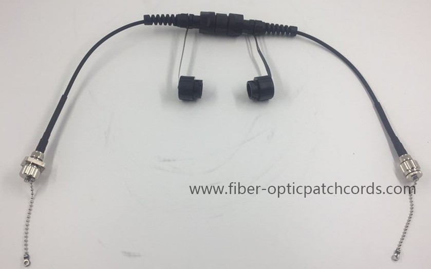 LC to ODC 2core Armored Fiber Optic Patch Cable Duplex Single Mode