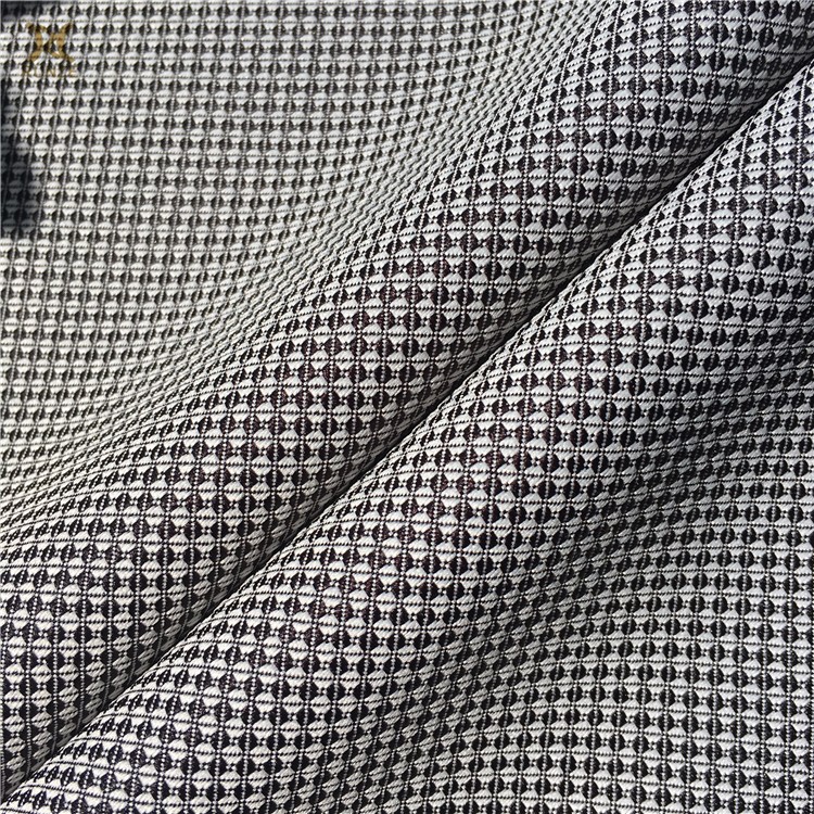 300D Polyester Woven Jacquard Beauty Textured Fashion Garment Fabric For Suits Blazers Medium Weight