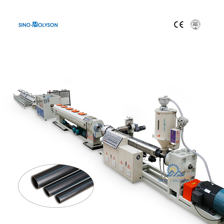 HSJ-65/33 20-63mm HDPE Pipe Making Machine / HDPE Pipe Manufacturing Plant Customized