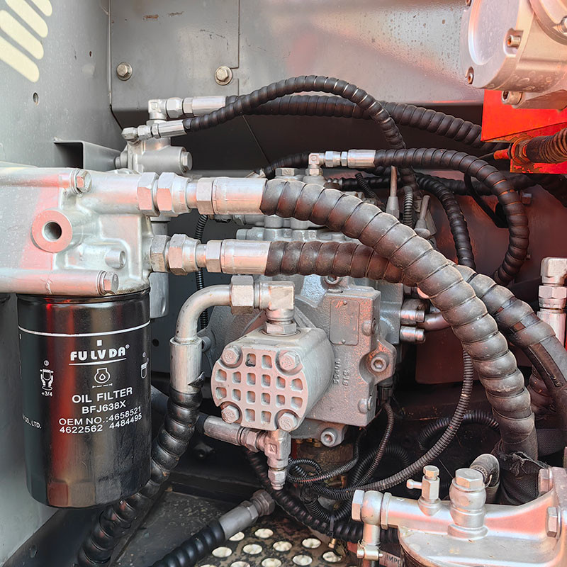 Used Hitachi ZX120 Excavator Original ISUZU Engine 0.52m3 Bucket Capacity