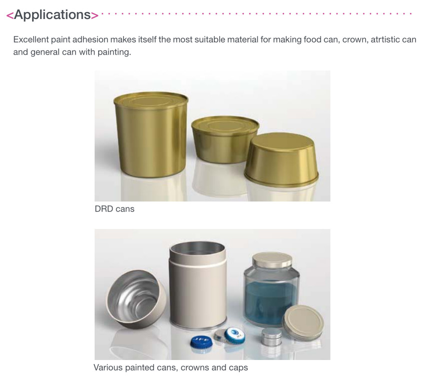 Food Grade Electrolytic SPTE Tinplate ETP Steel Coil For Packaging tinplate SPTE TFS