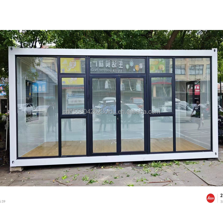 Customized Color Steel Frame Galvanized Steel Bending 180g Foldable Flat Pack Container House for Dormitory Accommodation