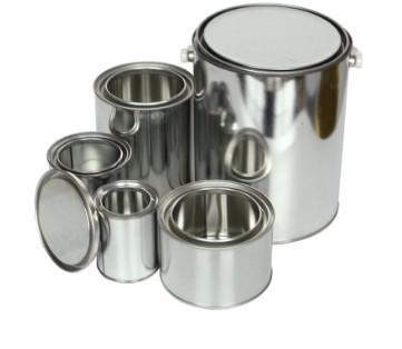 Round Or Square Metal Tin Chemical Eco Friendly Custom Logo Printed Auto Bottom