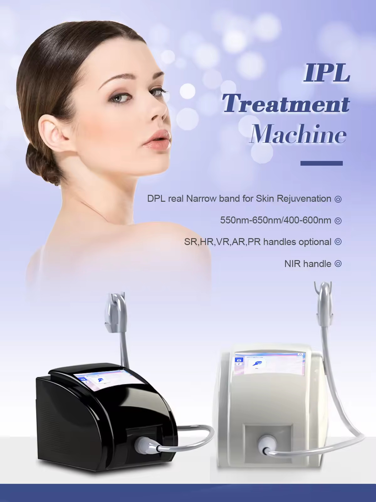 Pulse 10million Shots IPL SHR Hair Removal Machine With 9filters