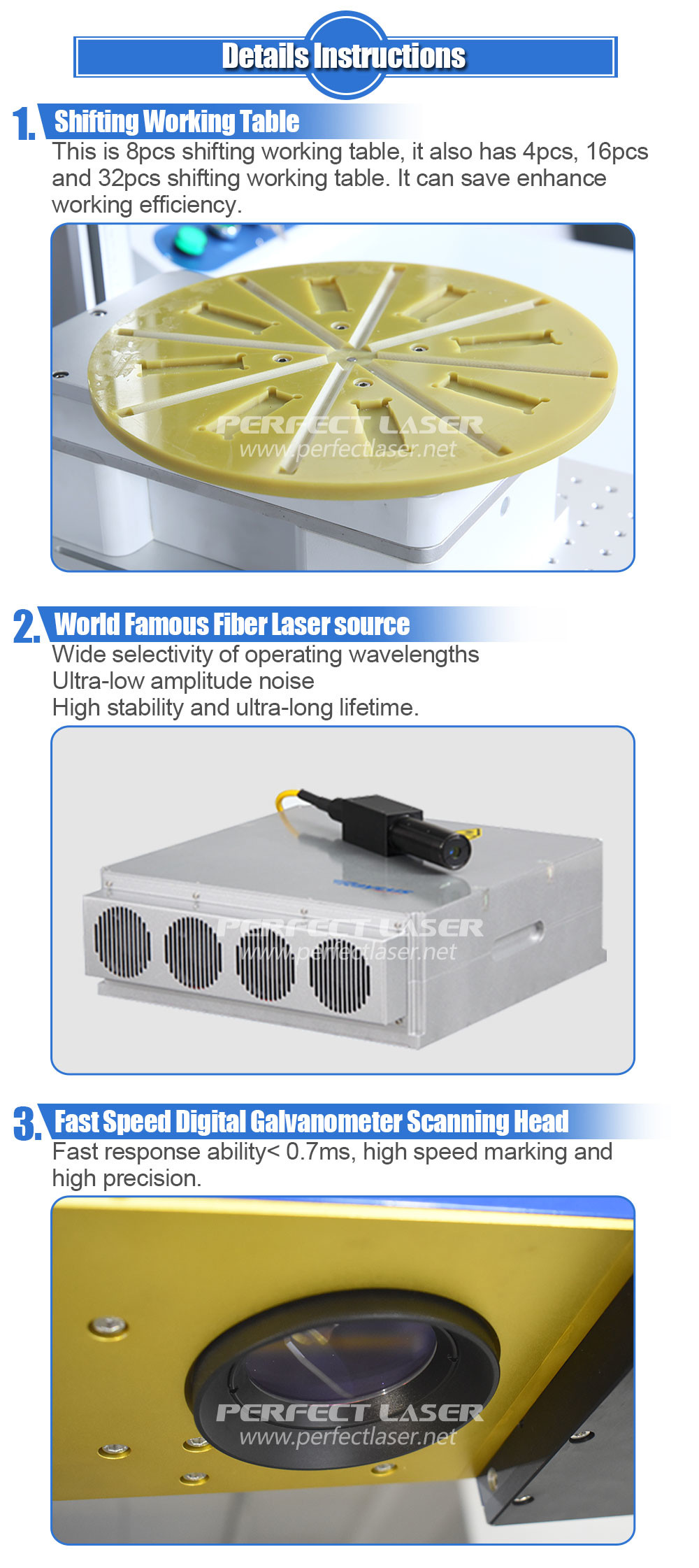 4 - 8 Position Shift Metal Laser Marker , Stainless Steel Laser Engraving Machine