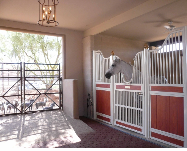 Interiors European Horse Stalls TGIC Polyester Powder Coated Finish