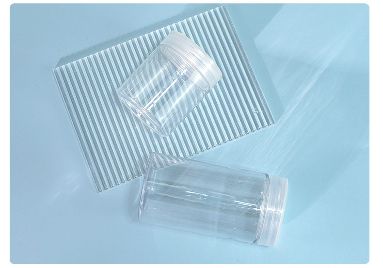 PETG Makeup Storage Jars Clear Plastic Jar For Packaging Transparent Plastic Container