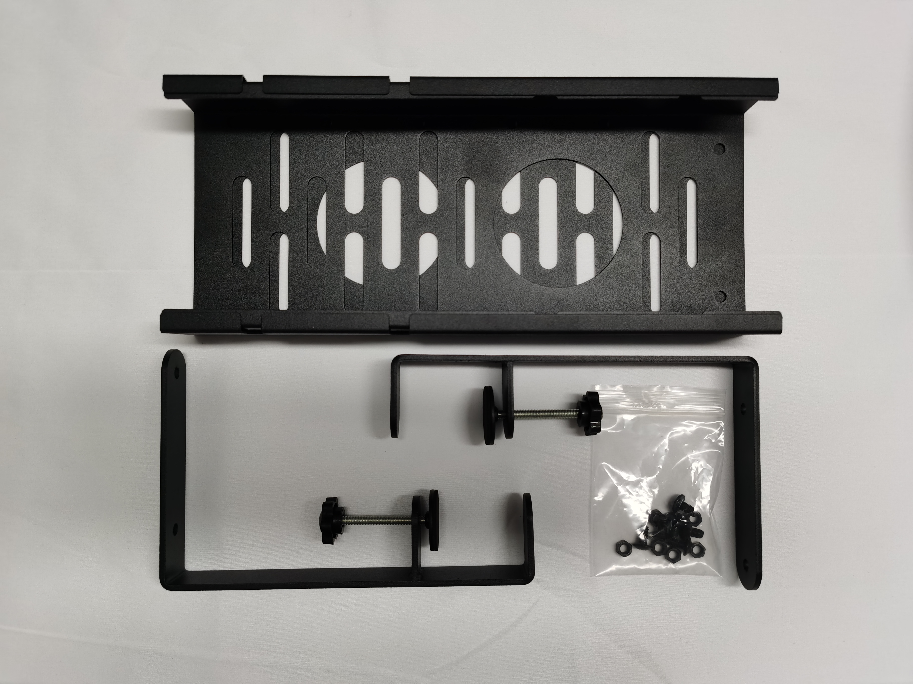 9 Wire Steel Cable Management Tray Under Desk Sturdy Carbon Steel Desk Cable Organizer