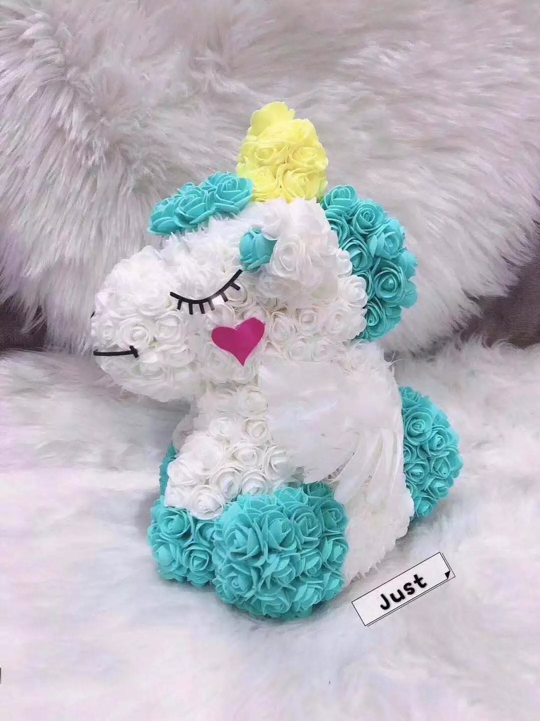 Most Popular Szie 40 CM Foam Rose Teddy Bear For Ladies Valentines Day gift Birthday gift Christmas day gift
