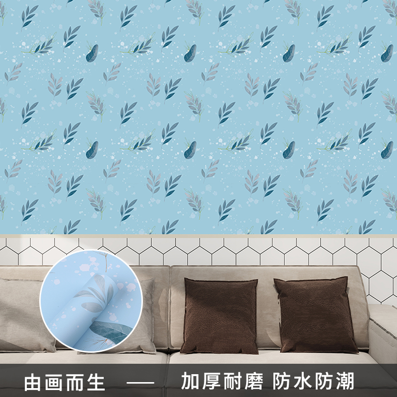 Entry Modern 3D PVC Vinyl 3D Wall Paper Rolls Floral Natural Flower Mural Wallpaper Sticker Waterproof for Home Decoration