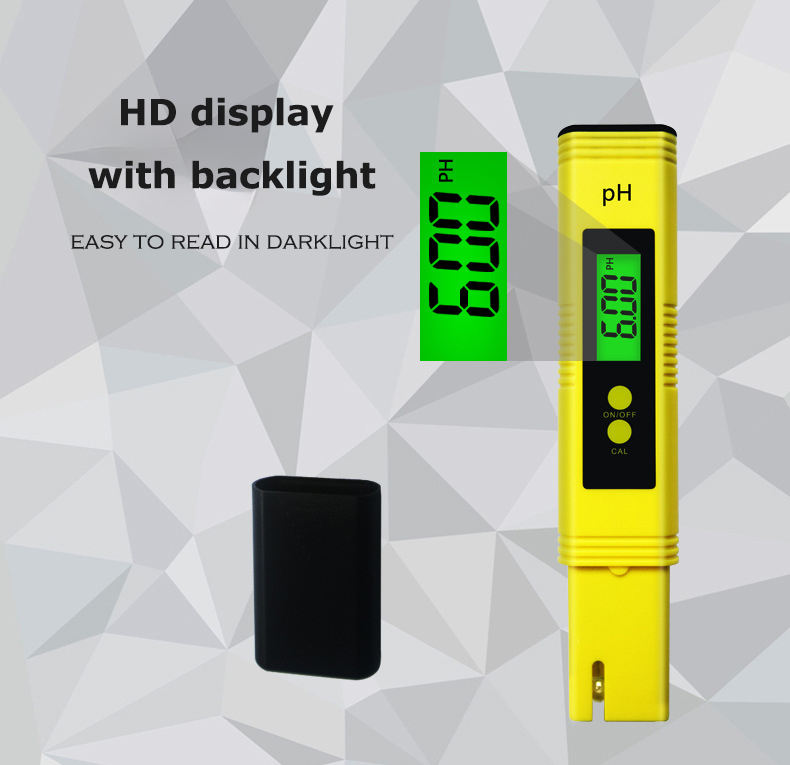 Battery Life Over 500 Hours Water Hardness pH Meter TDS Tester Pen with Backlight