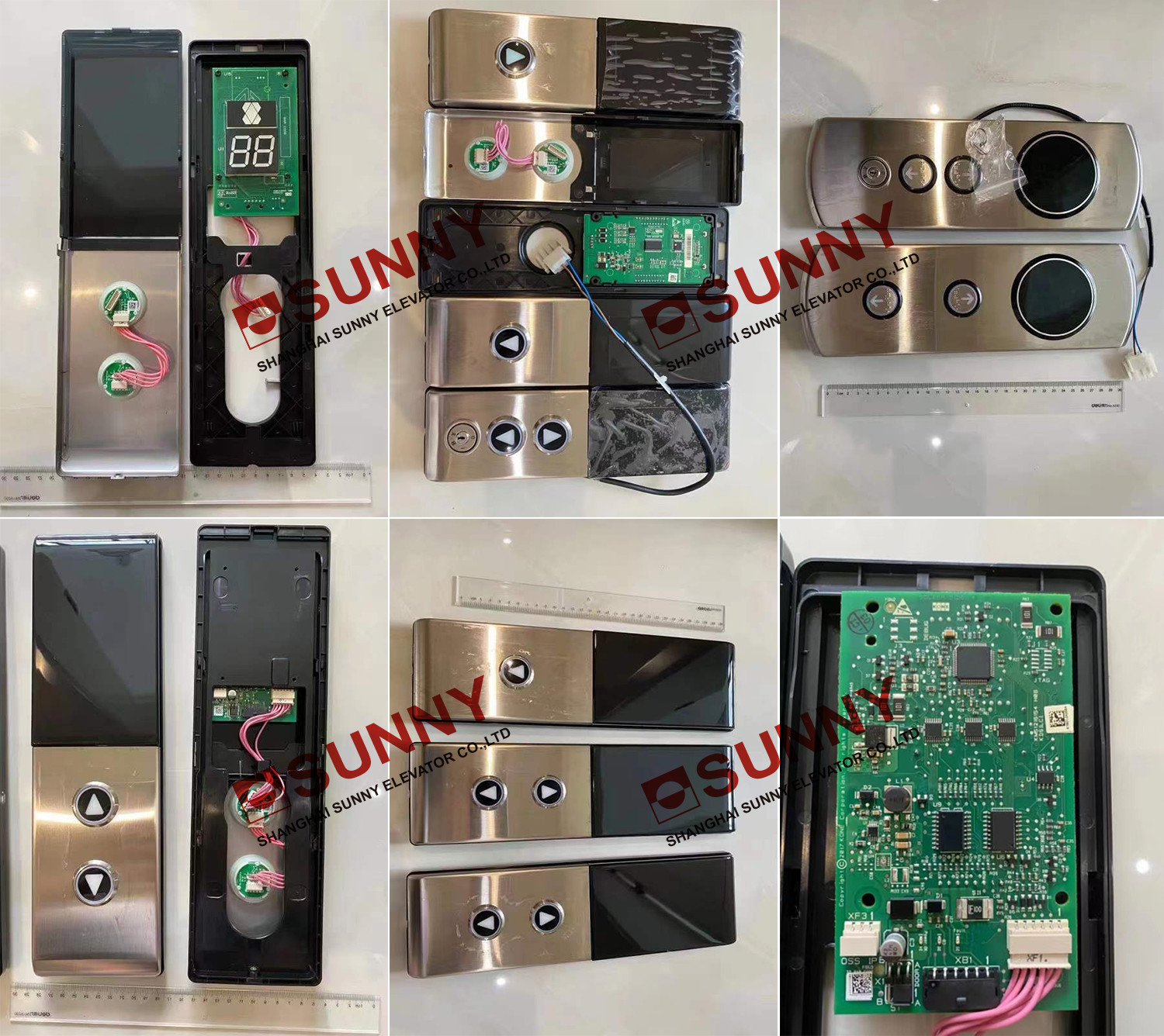 Ensuring Safety Titanium Plating Elevator COP And LOP For Elevator Systems