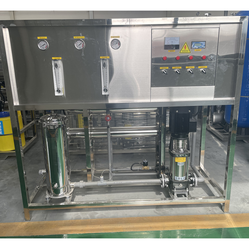 Stainless Steel/FRP Vessel 500LPH Commercial Alkaline Water Machine for Pure Water