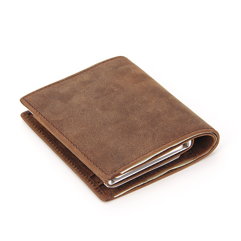 Advantage Low MOQ Mix Models Genuine Leather RFID Credit Card Holder Wallet for Men