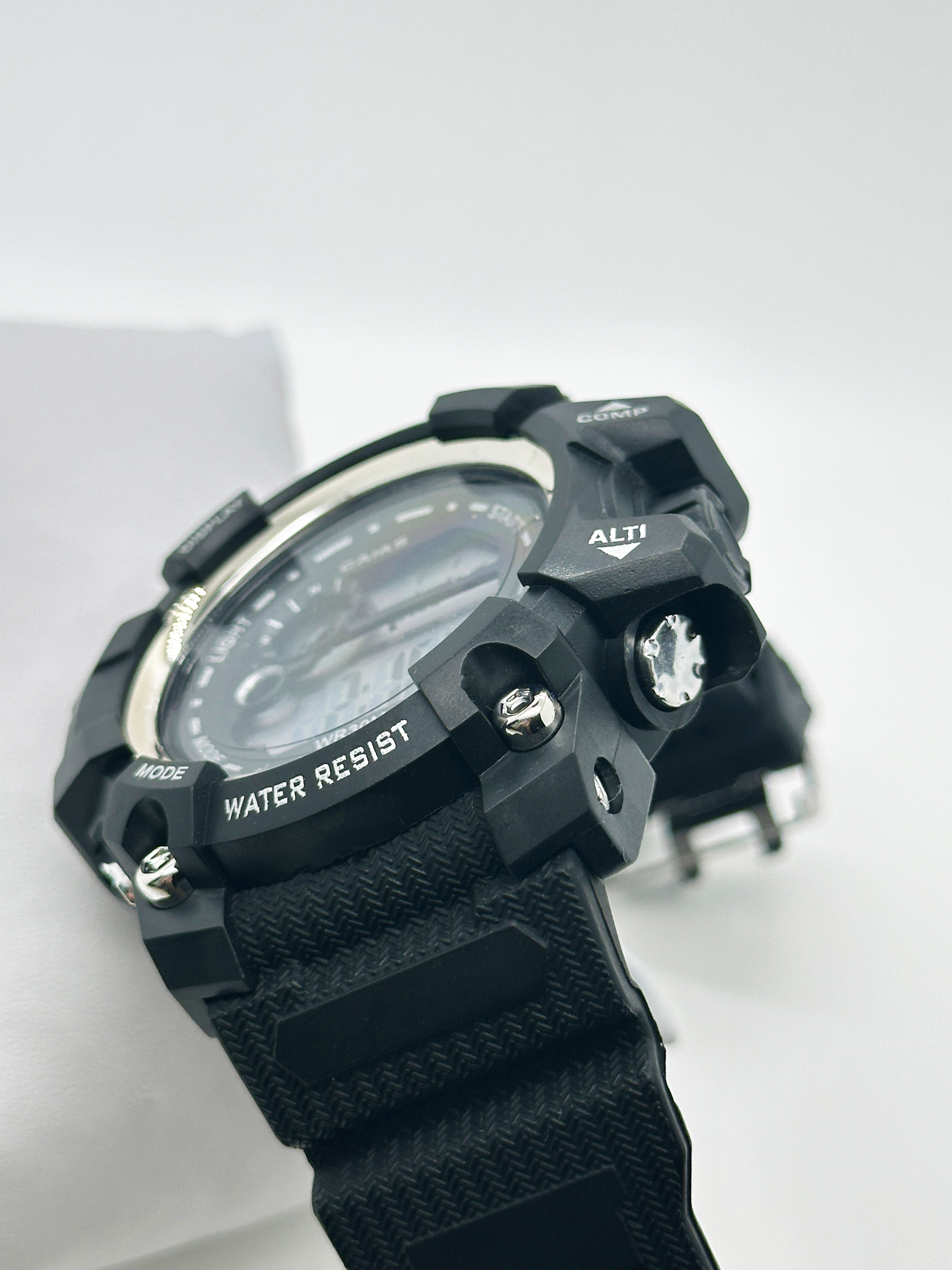Digital Men's Silicone Band Sports Watch Water Resistant Gift Watches