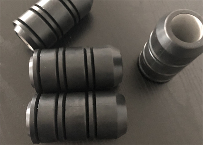Aluminum Steel Core Rubber Swab Cup For Oilfield Equipment Black Color