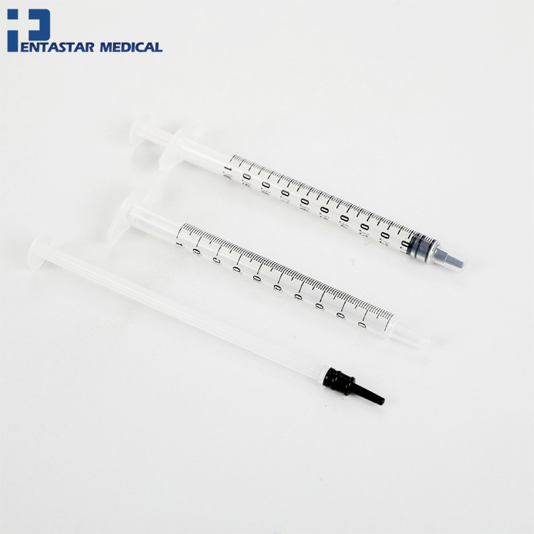 Sterile Injection Medical Tuberculin Syringe for Single Use 1ml 3ml 10ml