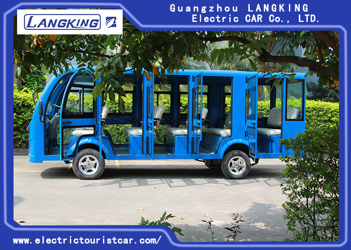 Low Speed Electric Sightseeing Car 14 Passengers Personal Transport