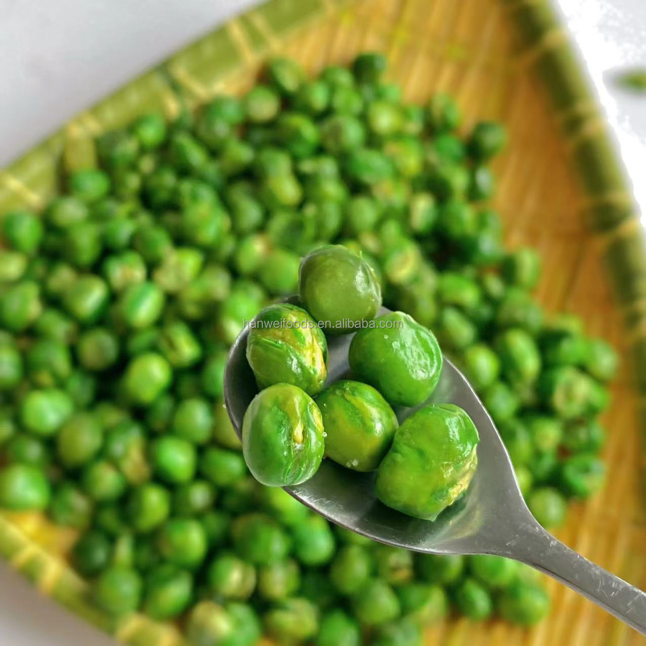 Wholesale OEM Package Fried Pea Salted Green Peas Snacks