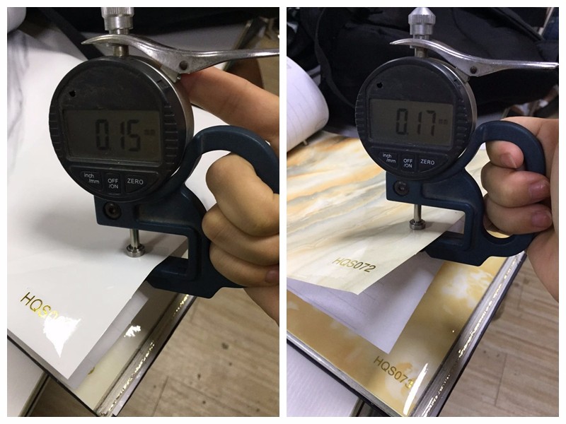Anti-Scratch/Waterproof/Blister-Proof Marble Adhesive Contact Paper for Reception Desk PVC Adhesive Thickness 0.12MM-0.16MM