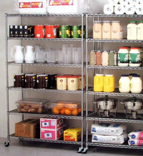 restaurant shelving application 