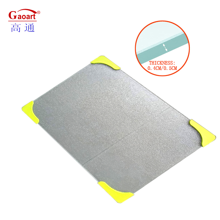 All-Season Placemat Function Kitchen Glass Cutting Board with 4Pcs Corners Tempered Design