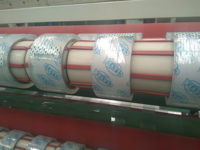 High Speed Super Clear BOPP Adhesive Tape Slitting Rewinding Machine