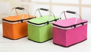China large capacity cooler basket bag/ lunch basket/ picnic basket/ cooler bag on sale