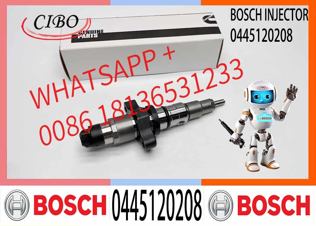 Diesel Engine Spare Parts Fuel System High Pressure Common Rail Injector Assembly 0445120208 0445120032 0445120238