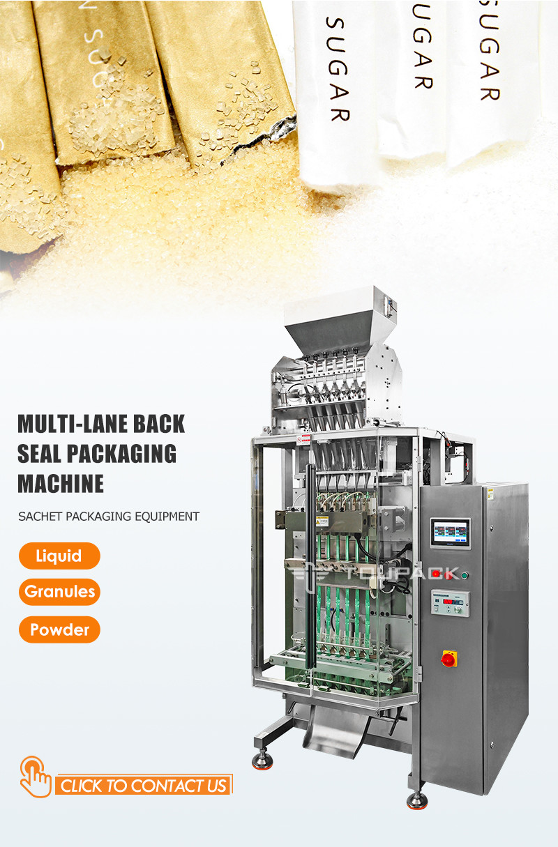 Automatic Powder Multi Lane Packing Machine Custard Powder Weighing Packaging Machine
