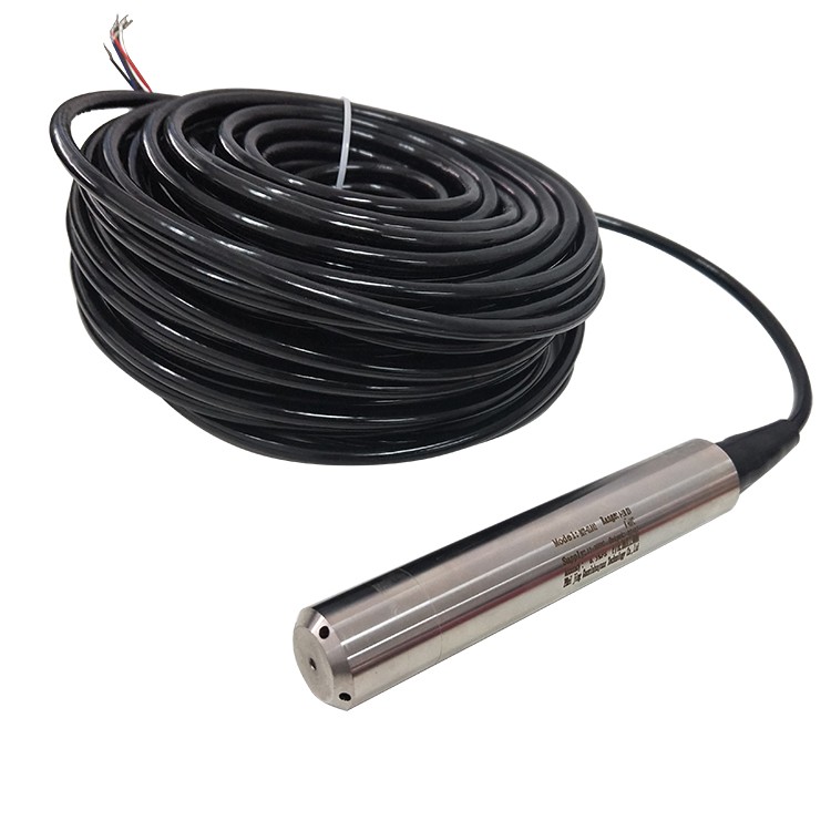 Water tank level gauge with 4-20mA/0-20mA/RS485/1-5V/0-5V output options and 5m cable