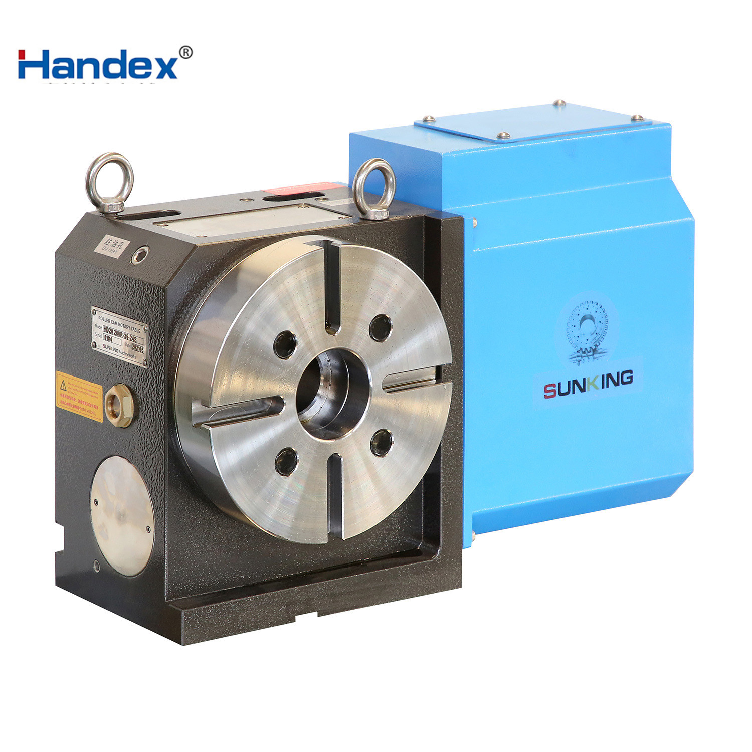 30KG Steel 4th Axis CNC Rotary Table Manual Operation with Quill Tailstock Attachment