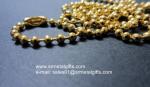 supply diy brass jewelry ball chains, pre-cut steel bead chains,