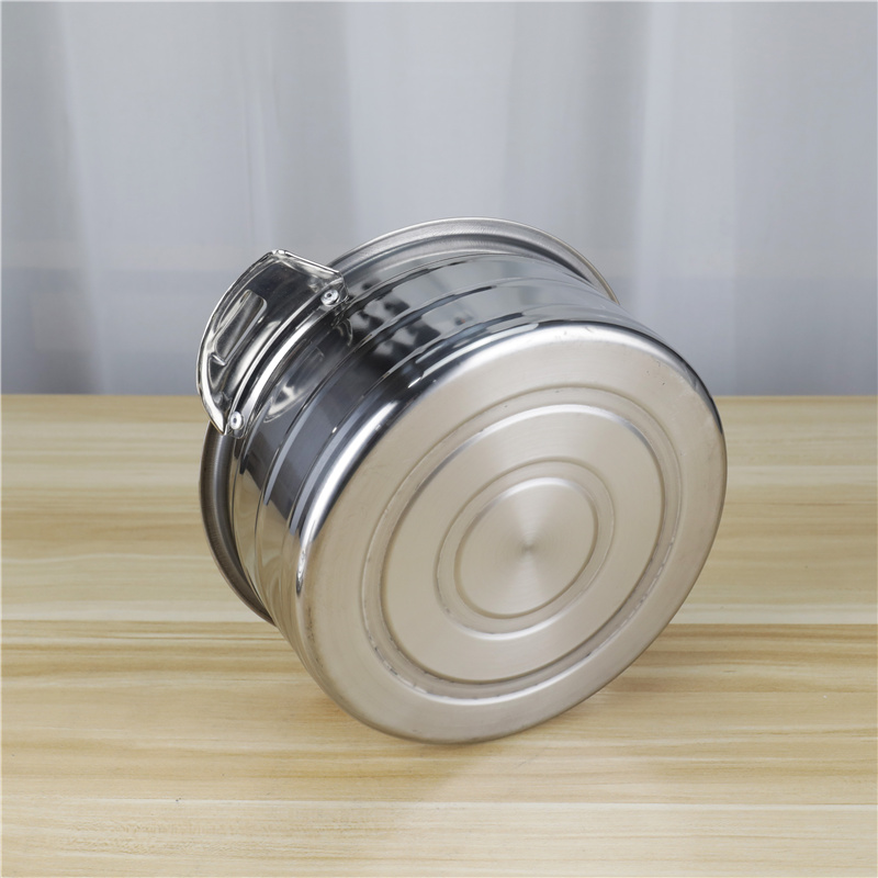 Stainless Steel Double Wall Stock Pot 410 Lunch Box Food Container Storage with Lid