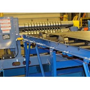 China Culvert Sheet Roll Forming Machine Track Cutting Spiral Type 4mm Thick on sale