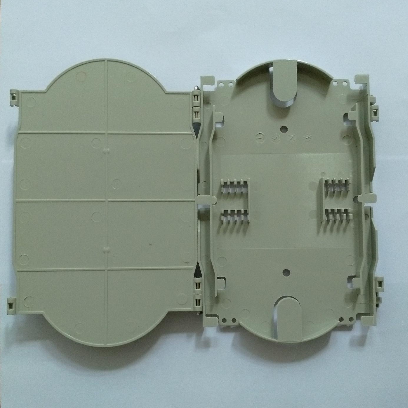 Durable Fiber Optic Tray 8-16 Core / 8-16 Fiber For Single Mode / Multi Mode Fiber