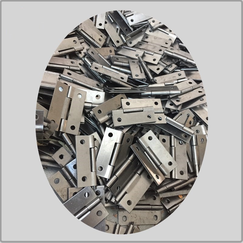 2 Hole 0.7mm Thickness Cast Iron Gate Hinges Smooth Surface Treatment