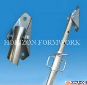 Telescopic Push-Pull Props To Support and Plumb Wall Formwork Panels