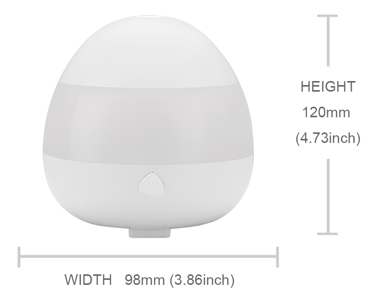 Fashion 50ml Ultrasonic USB Electric Air 7 Color Changing Aroma Diffuser
