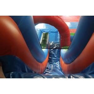 Simple Structure Dual Lane Water Slide With Pool For Amusement Park Ce Standard