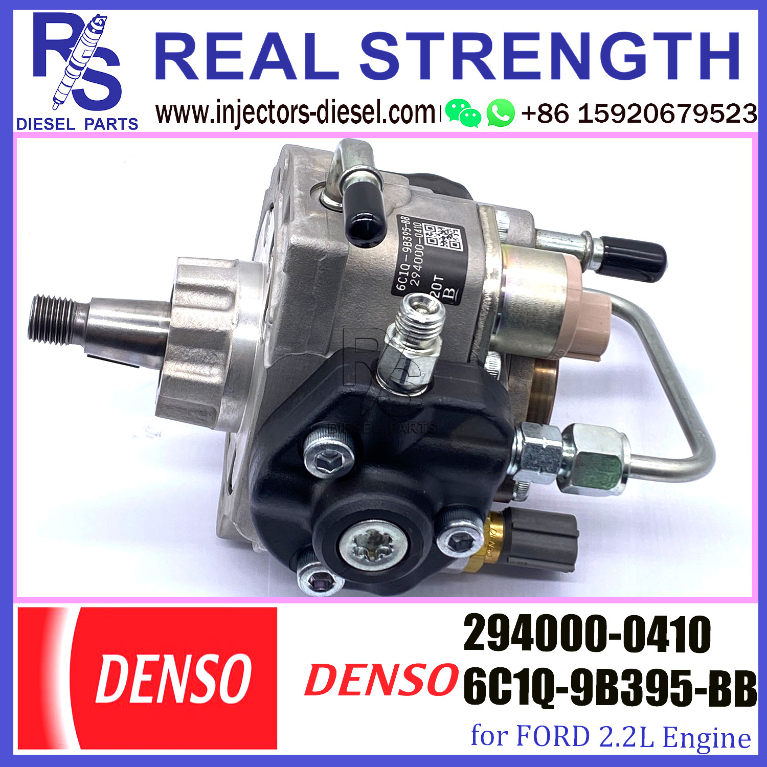 294000-0410 Common Rail Diesel Pump 6C1Q-9B395-BB For Ford Engine