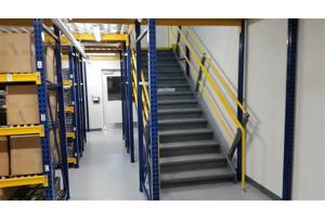  Industrial Warehouse Mezzanine Rack Multi Tier Stackable Steel Storage Racks Manufactures