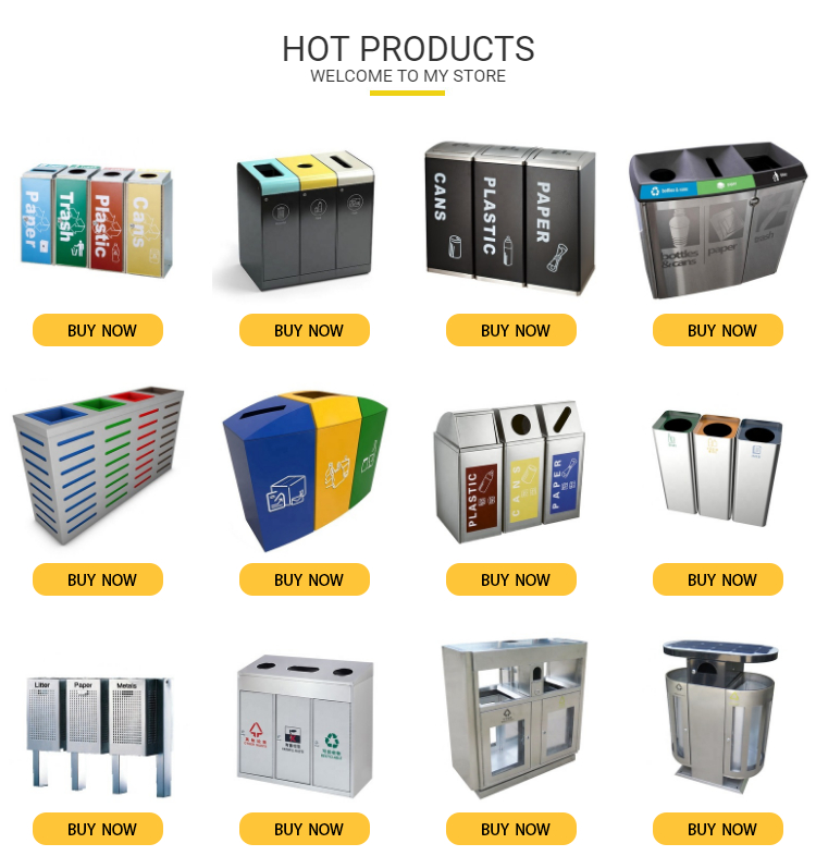 HAOYIDA DUSTBIN Outdoor Waste Trash Bin China Wholesale Garbage Rubbish Bin Manufacture